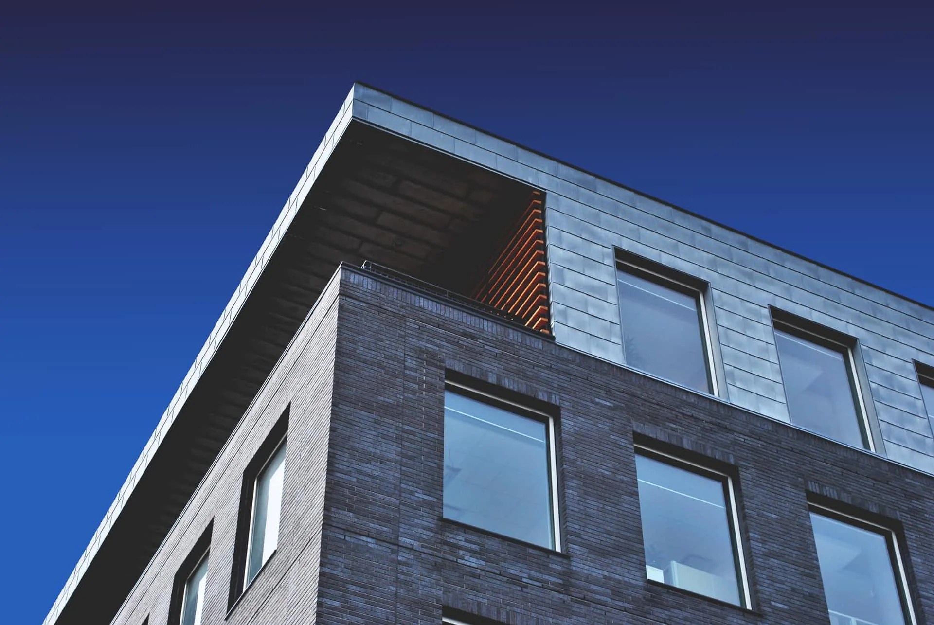 Moderne Hausfassade